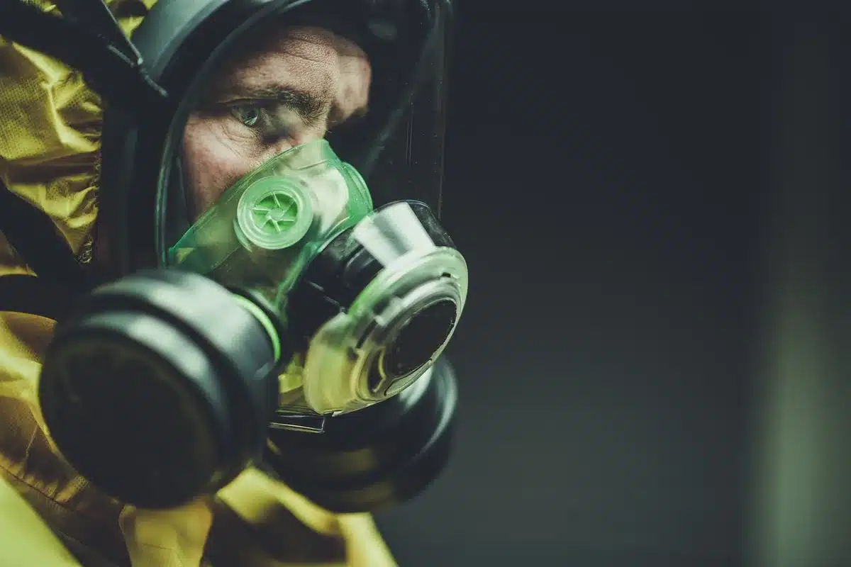 Déjections de rongeur et particules contaminantes en suspension dans l'air