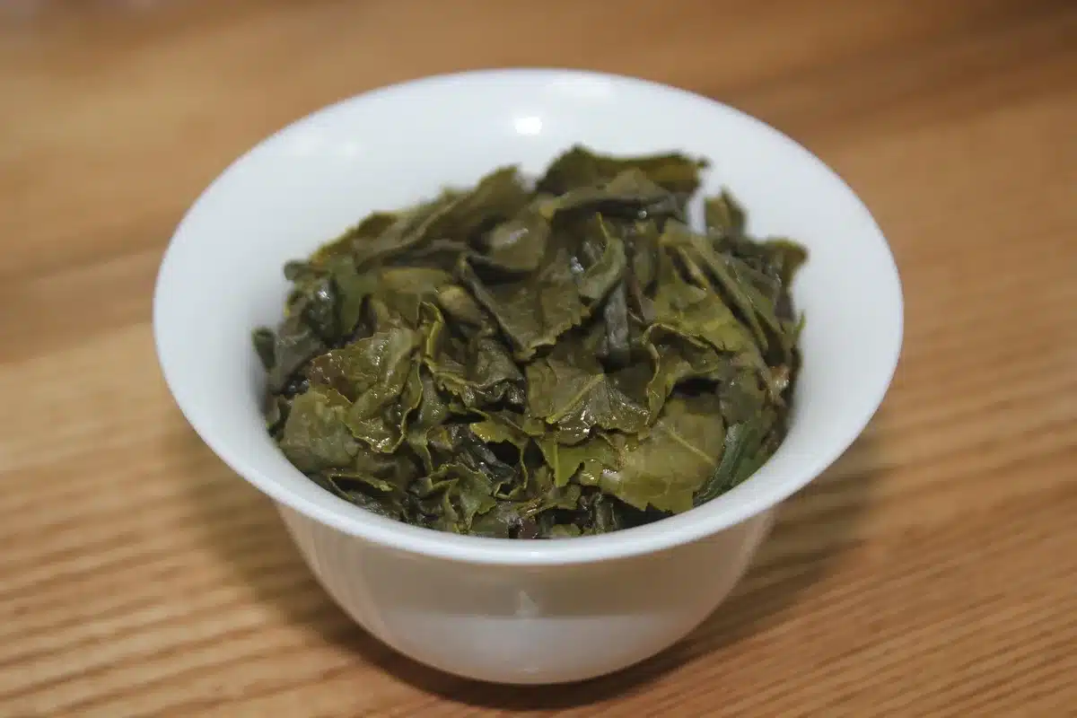 Tasse d'infusion avec plantes comme thym, gingembre et échinacée